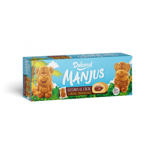 Dulcesol Manjus 5 Chocolate Filled Cakes 125g (Aug 23) RRP £1.29 CLEARANCE XL 89p or 2 for £1.50